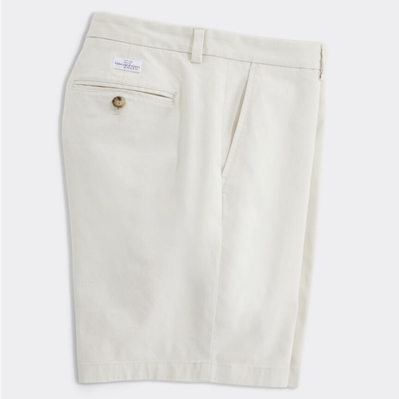 2 Pairs NWT Vineyard Vines 9” Stretch Breaker Short Size 33 - Pink & Stone Beige - Picture 3 of 10